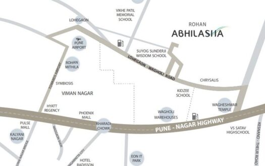 Rohan Abhilasha Building B Wagholi | Luxury 1, 2 & 3 BHK Apartments