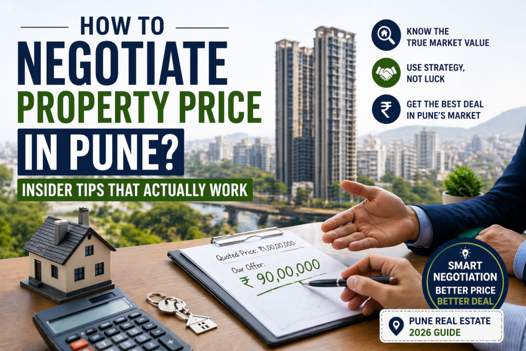 How to negotiate property price in Pune