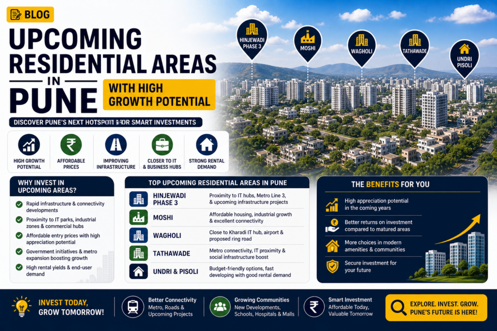 Upcoming Residential Areas in Pune with High Growth Potential