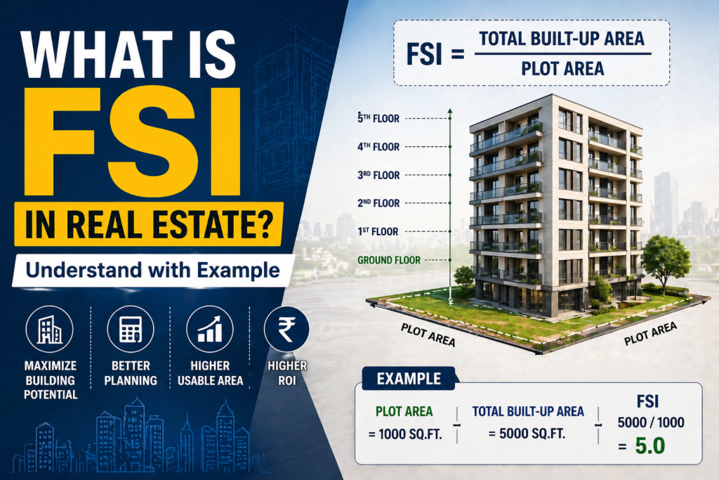 What is FSI in Real Estate Understand with Example