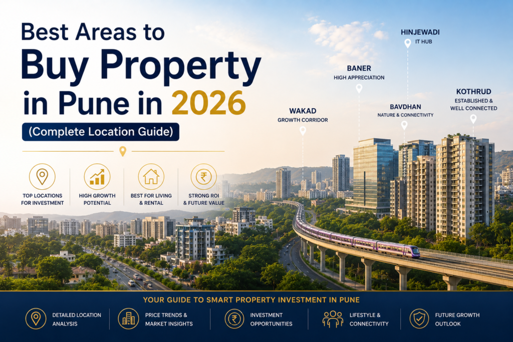 Best Areas to Buy Property in Pune in 2026 (Complete Location Guide)