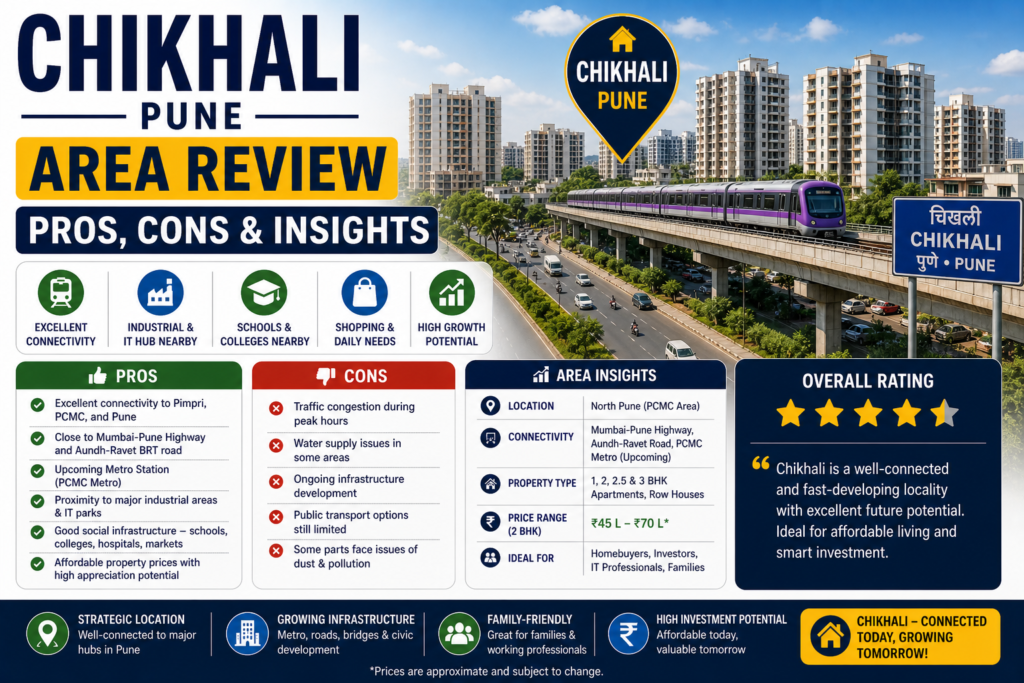 Chikhali Pune Area Review – Pros, Cons & Insights