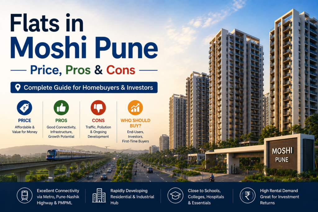 Flats in Moshi Pune – Price, Pros & Cons