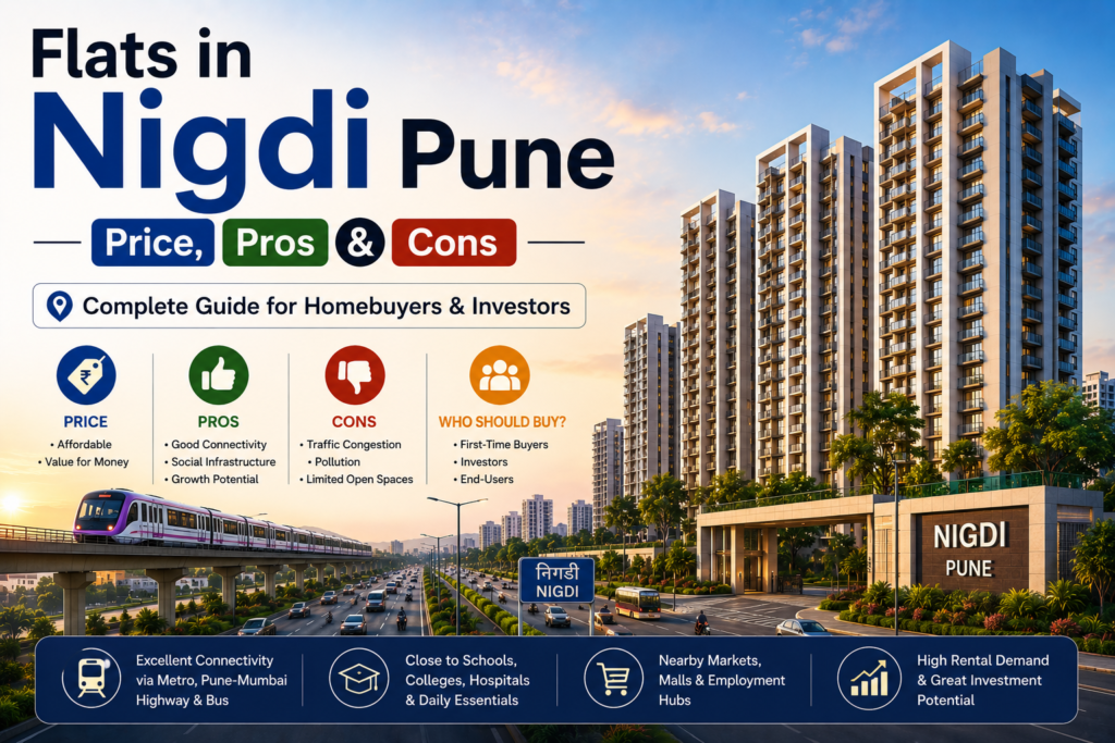 Flats in Nigdi Pune – Price, Pros & Cons