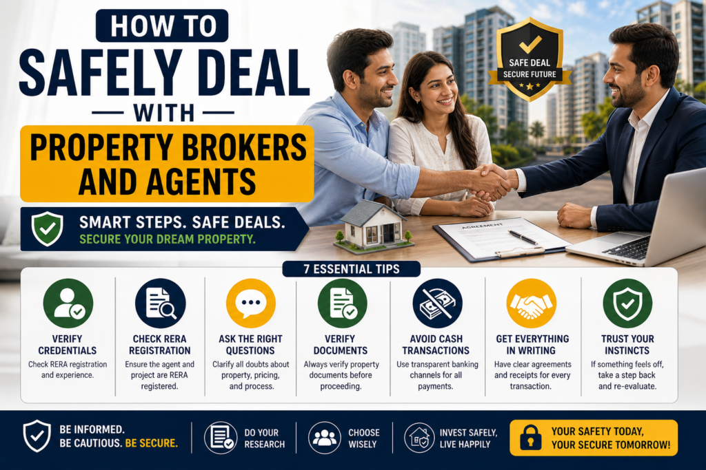 How to Safely Deal with Property Brokers and Agents