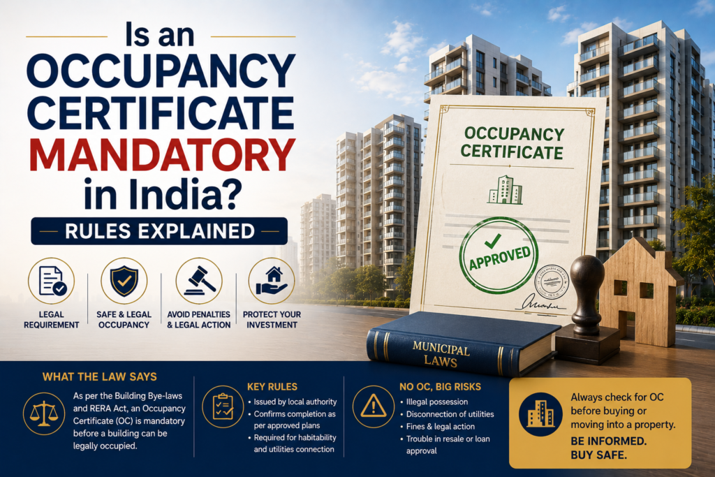 Is an Occupancy Certificate Mandatory in India? Rules Explained