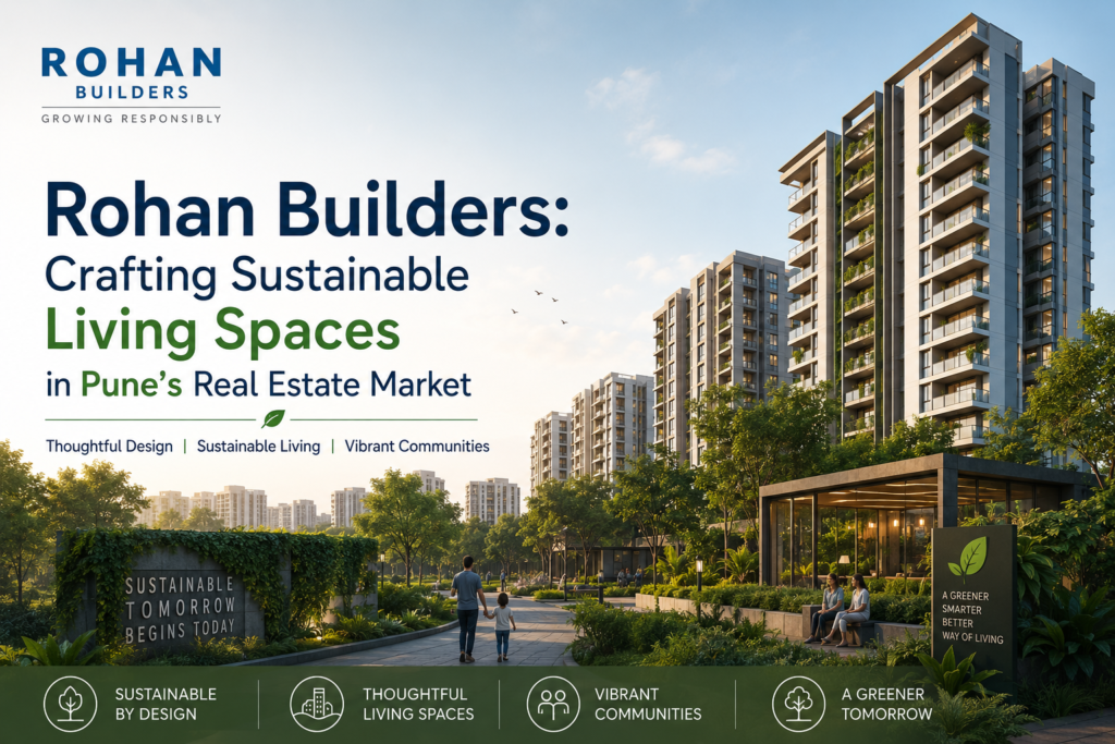 Rohan Builders: Crafting Sustainable Living Spaces in Pune’s Real Estate Market 