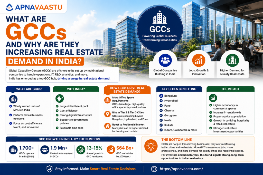 What Are GCCs and Why Are They Increasing Real Estate Demand in India? 