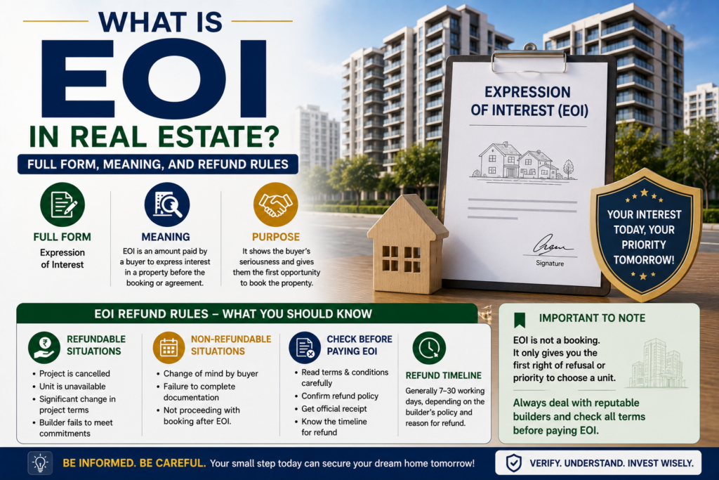 What is EOI in Real Estate? Full Form, Meaning, and Refund Rules 