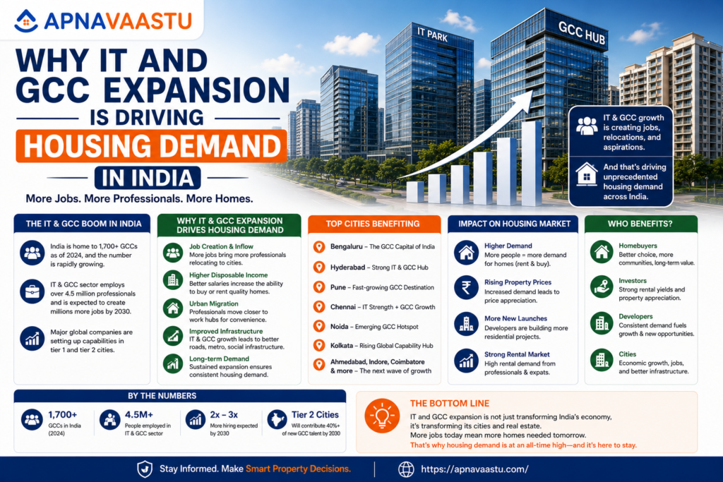 Why IT and GCC Expansion Is Driving Housing Demand in India 
